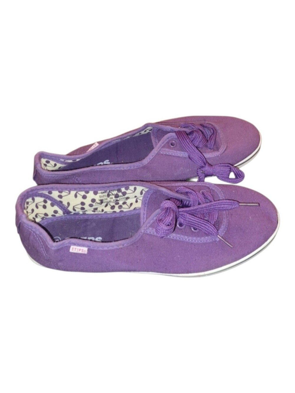 🥳5/$25!🥳 Women's Purple Canvas Lace-Up Sneakers